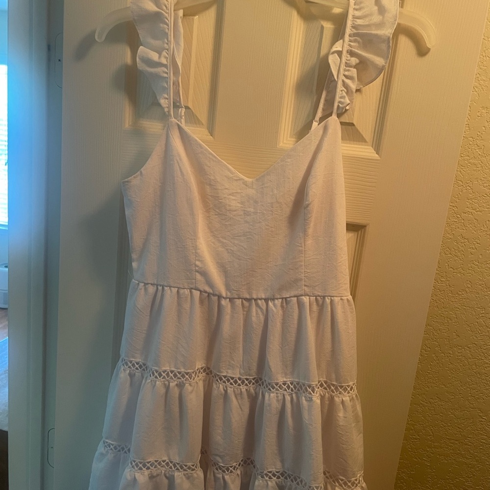 Altar'd State Elegant Cream Dress